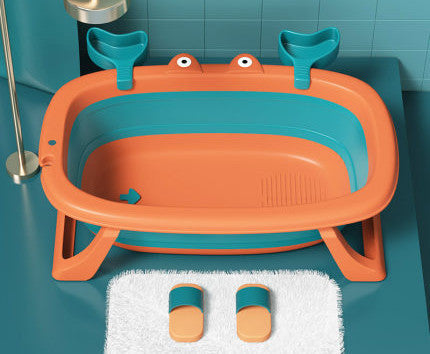 Crabby Fun Baby Bath Time!